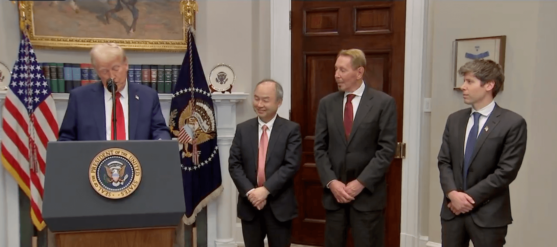 Stargate announcement at the White House